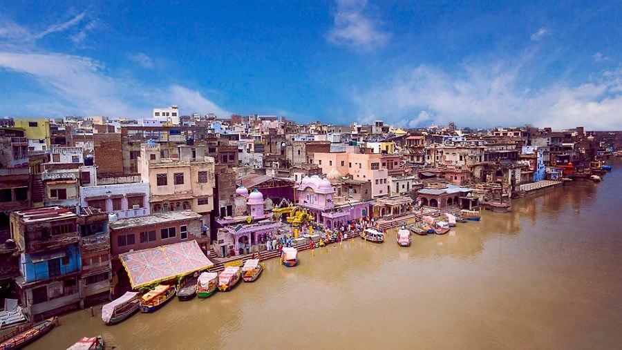 Vishram Ghat on the Yamuna in Mathura–Vrindavan